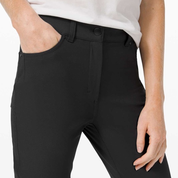 Lululemon City Sleek 5 Pocket 7/8 Pant Black Sz 6♥️ - Picture 2 of 8